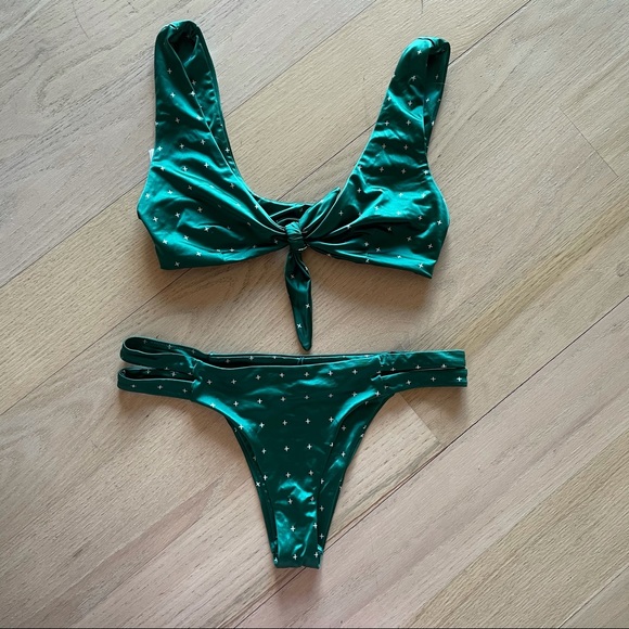Bond-eye hunter green bikini NWOT - Picture 7 of 11